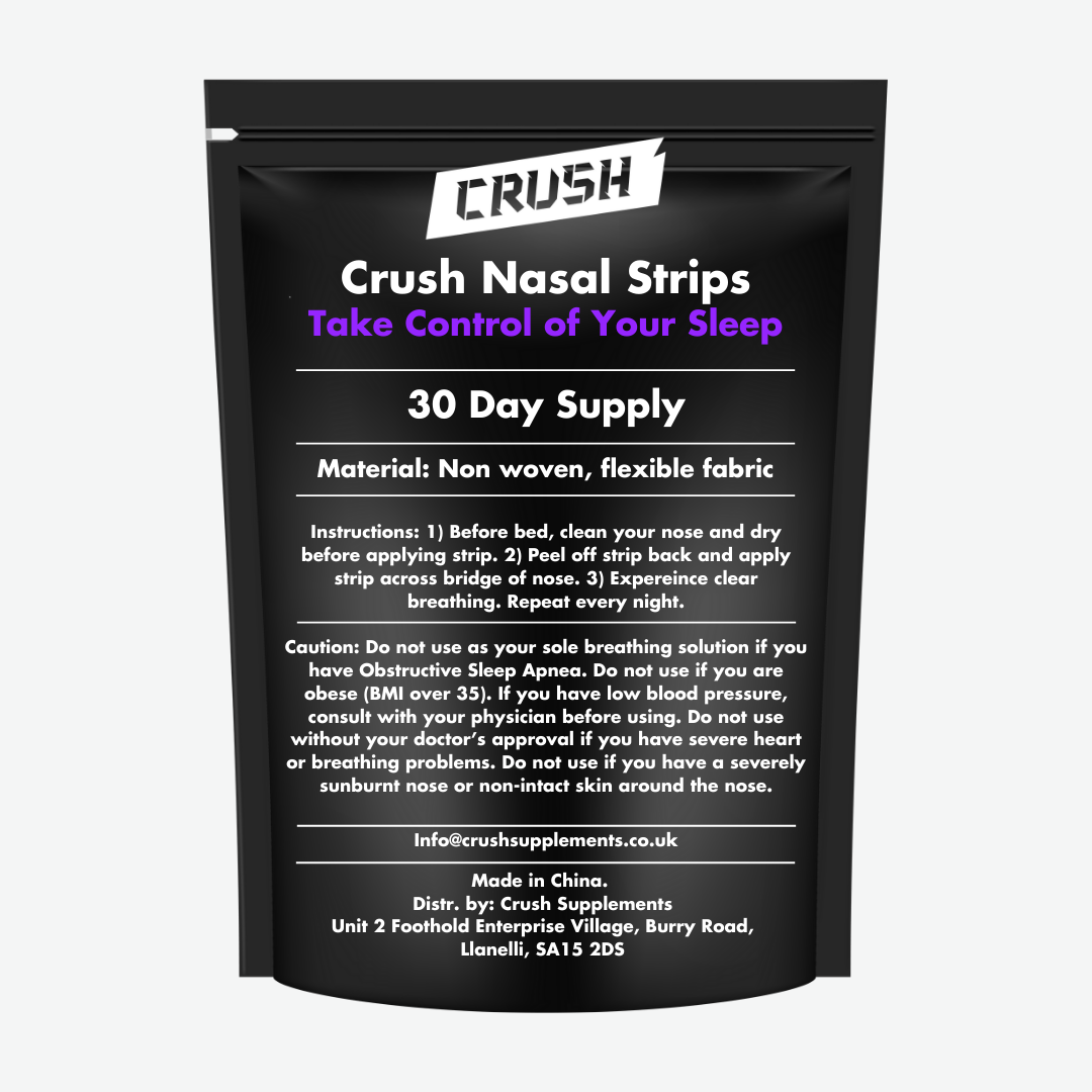 Crush Nasal Strips | Improve Sleep Quality + Boost Recovery